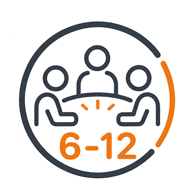 6 to 12 players icon